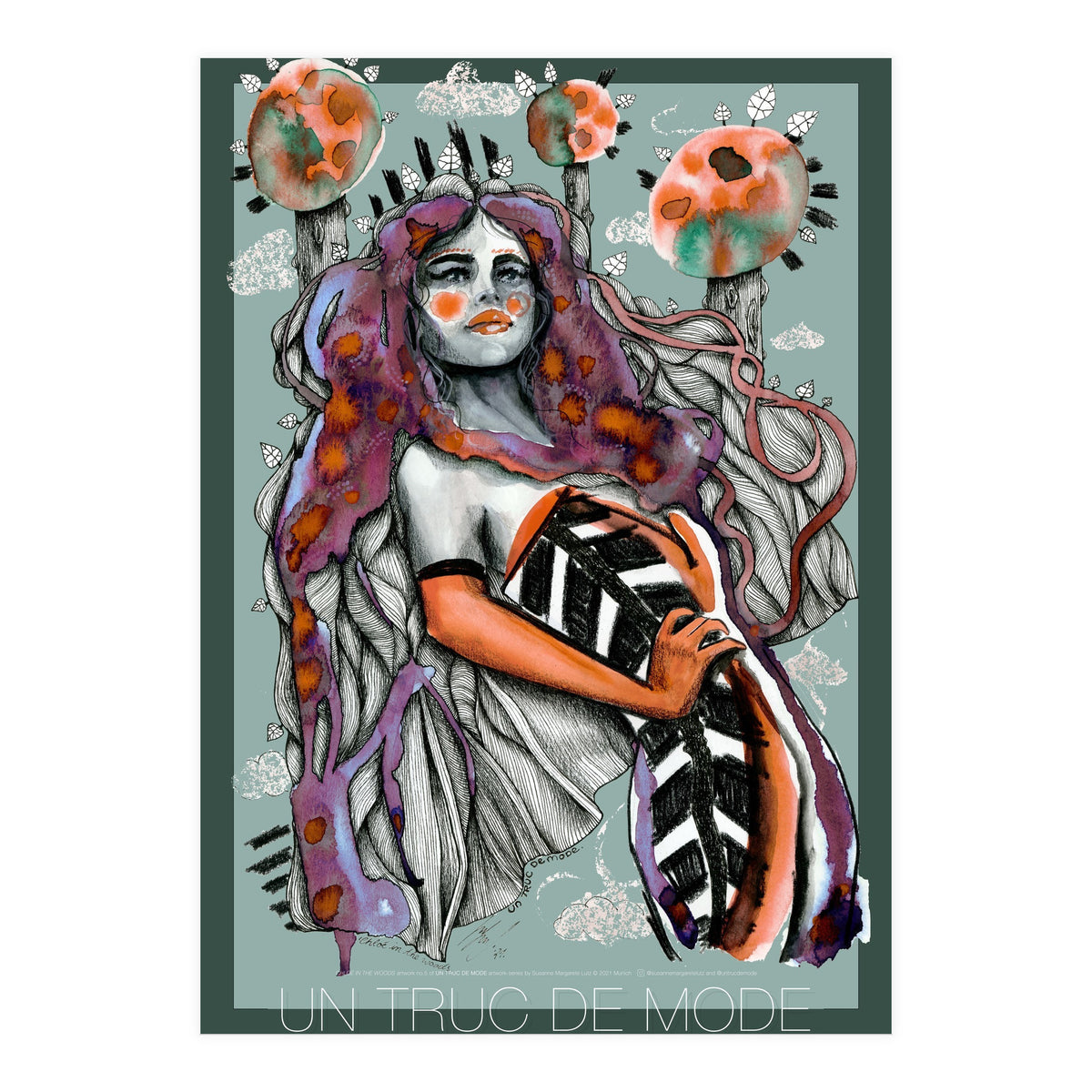 Chloé In The Woods (Print Only)