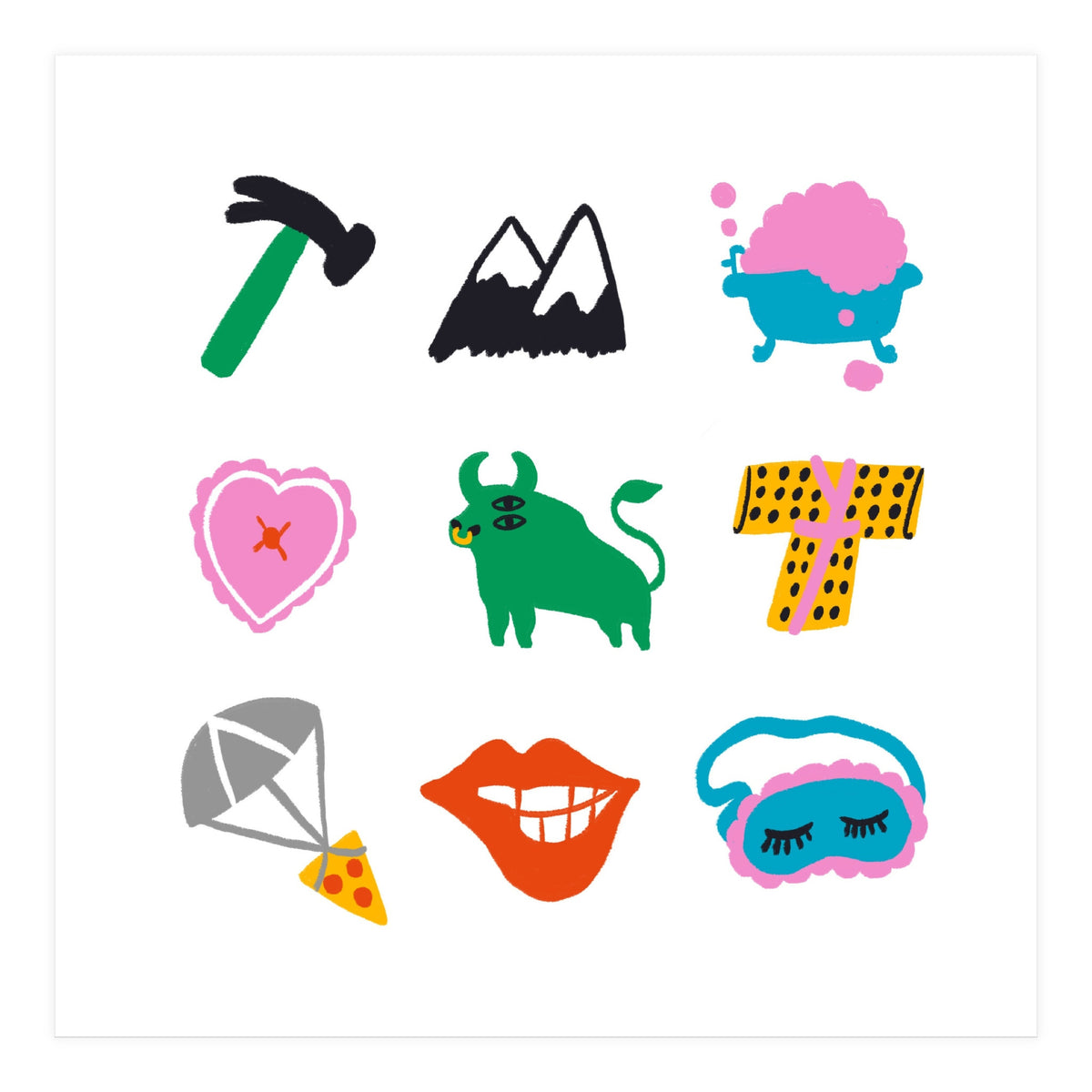 Taurus Emoji (Print Only)