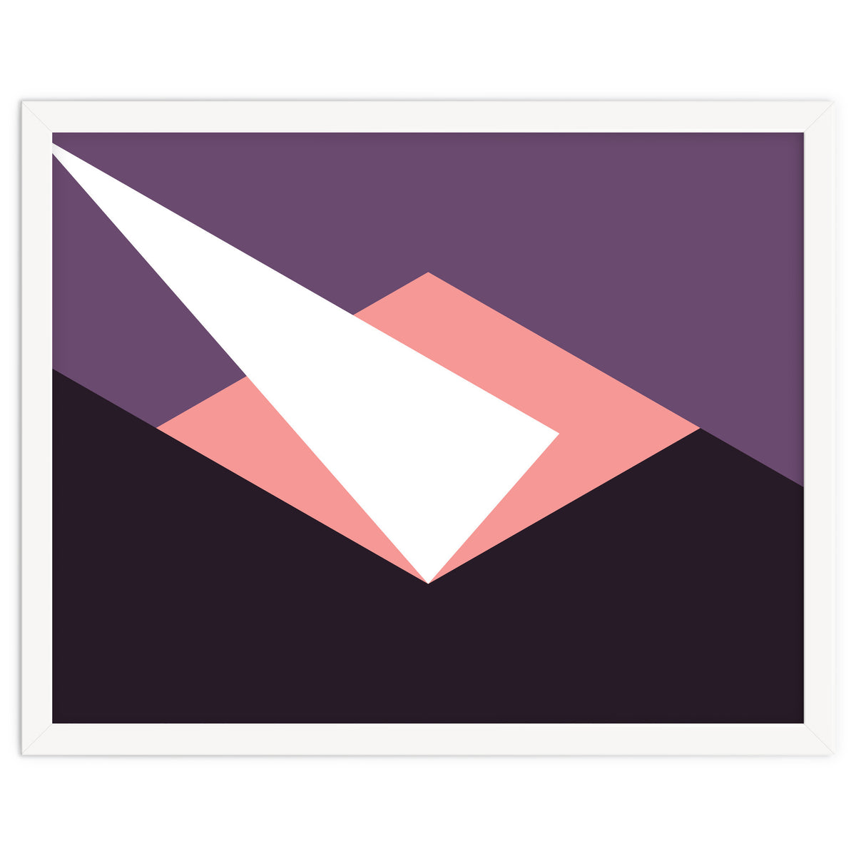 Geometric Shapes No. 59 - pink & purple