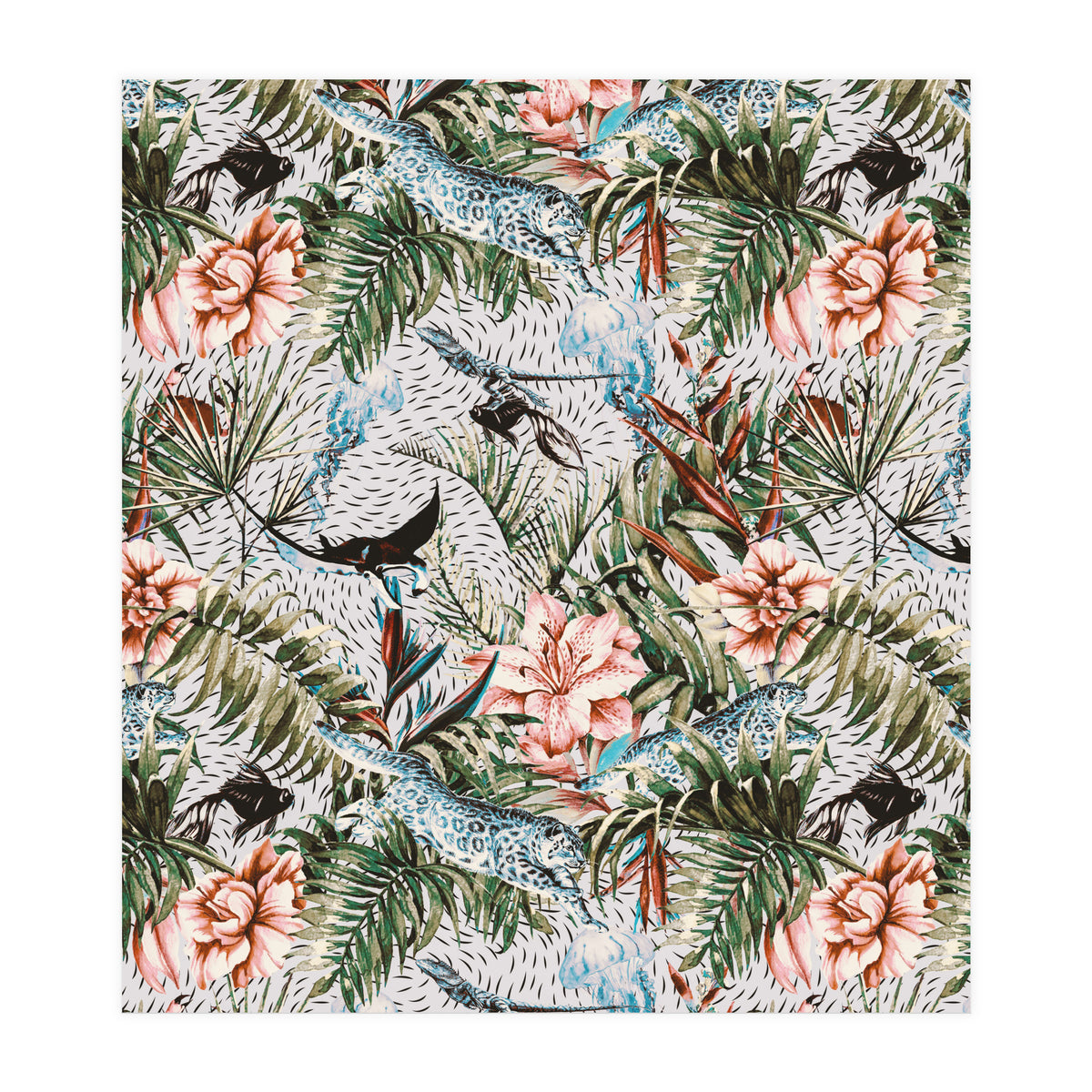Paradisiacal flora and fauna (Print Only)