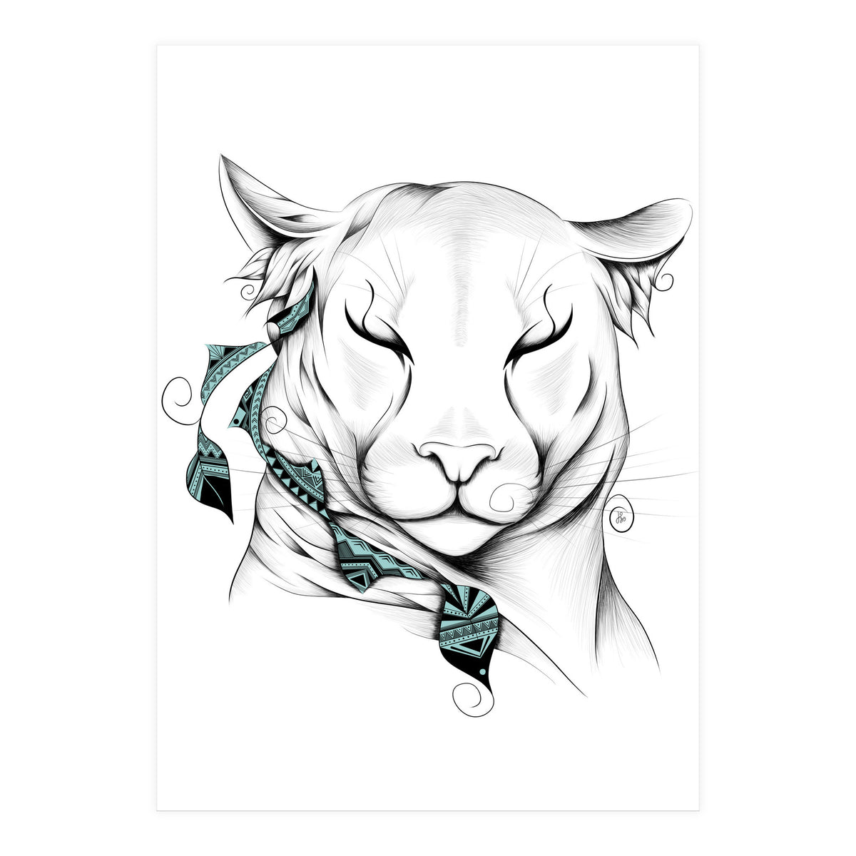 Poetic Cougar (Print Only)