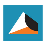 Geometric Shapes No. 16 - blue & orange (Print Only) thumbnail