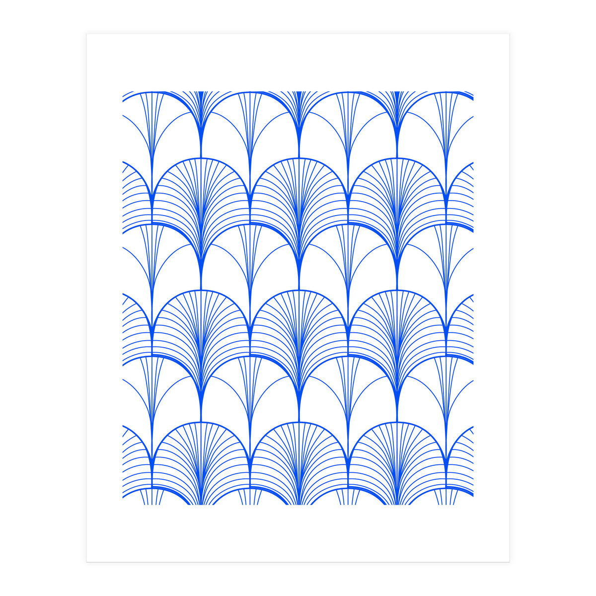 Art Deco Blue (Print Only)
