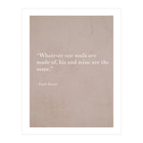 Whatever Our Souls Are Made Of By Bronte (Print Only) thumbnail