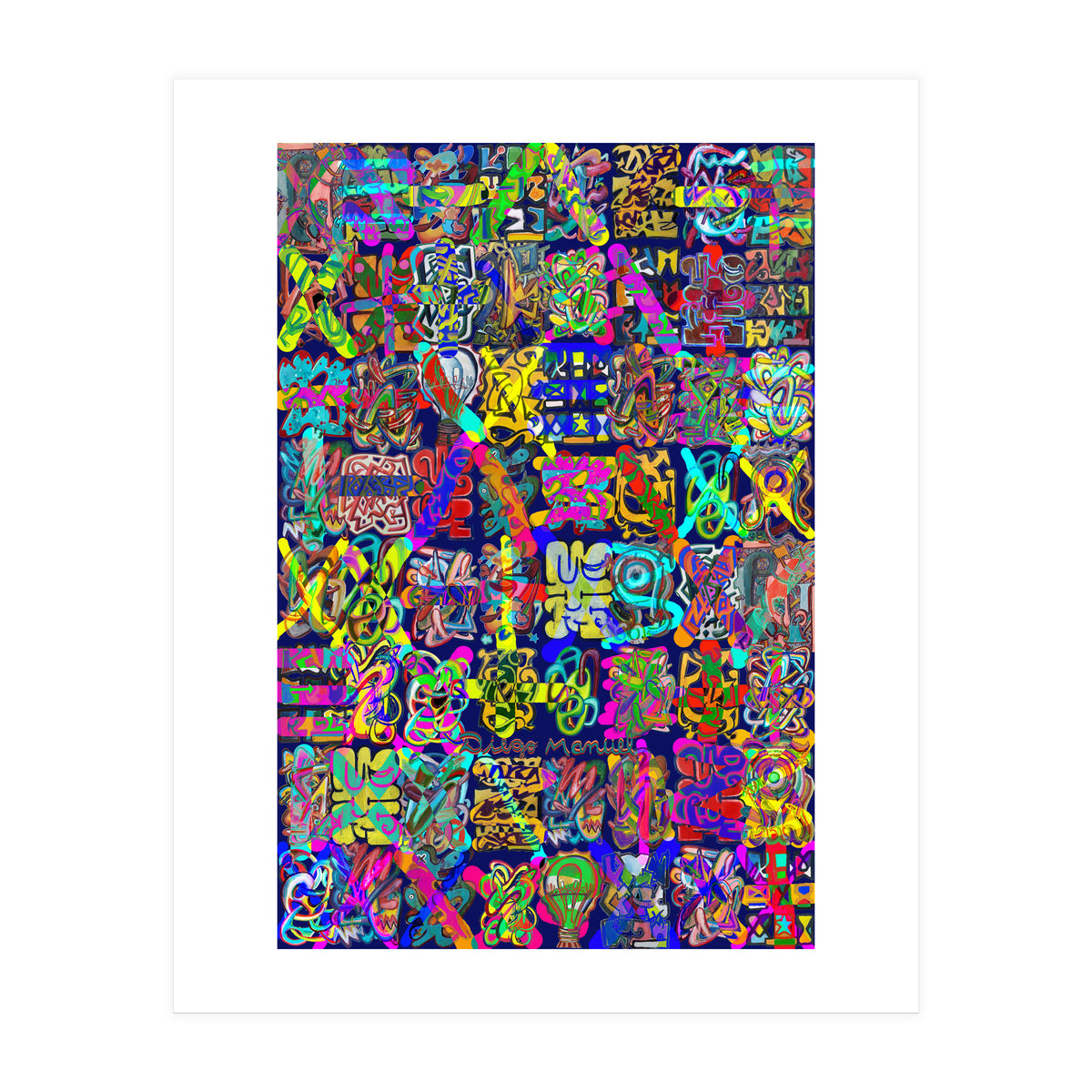 Graffitis 2021 Tapiz 108 (Print Only)