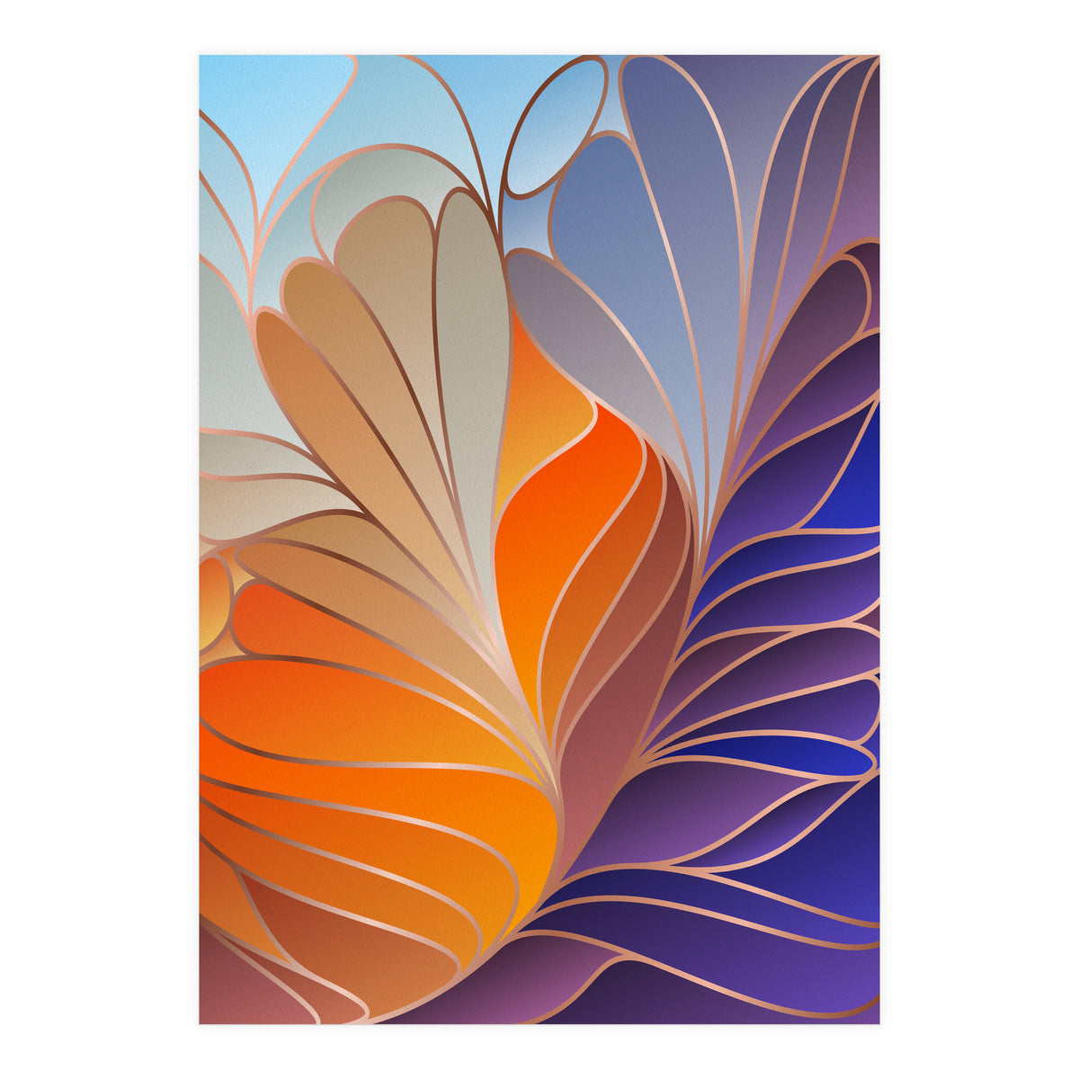 Colorful Art Deco III (Print Only)