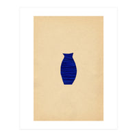 Ultramarine minimalist vase (Print Only)