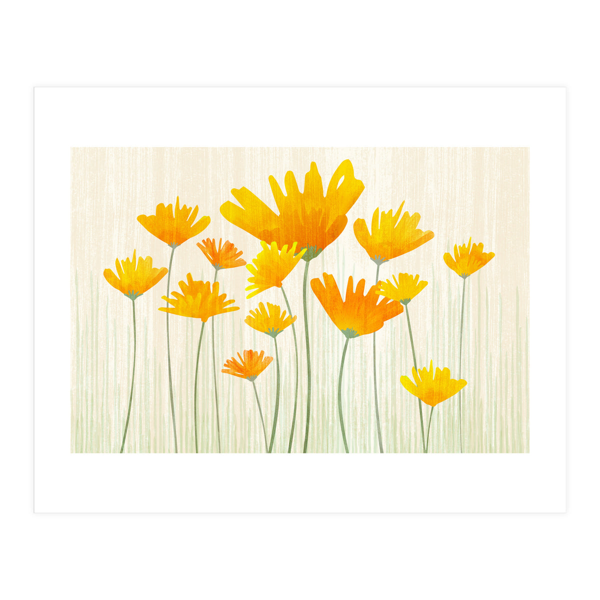 Golden Poppy Field (Print Only)