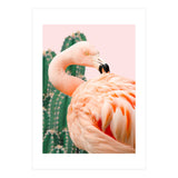 Flamingo & Cactus (Print Only) thumbnail
