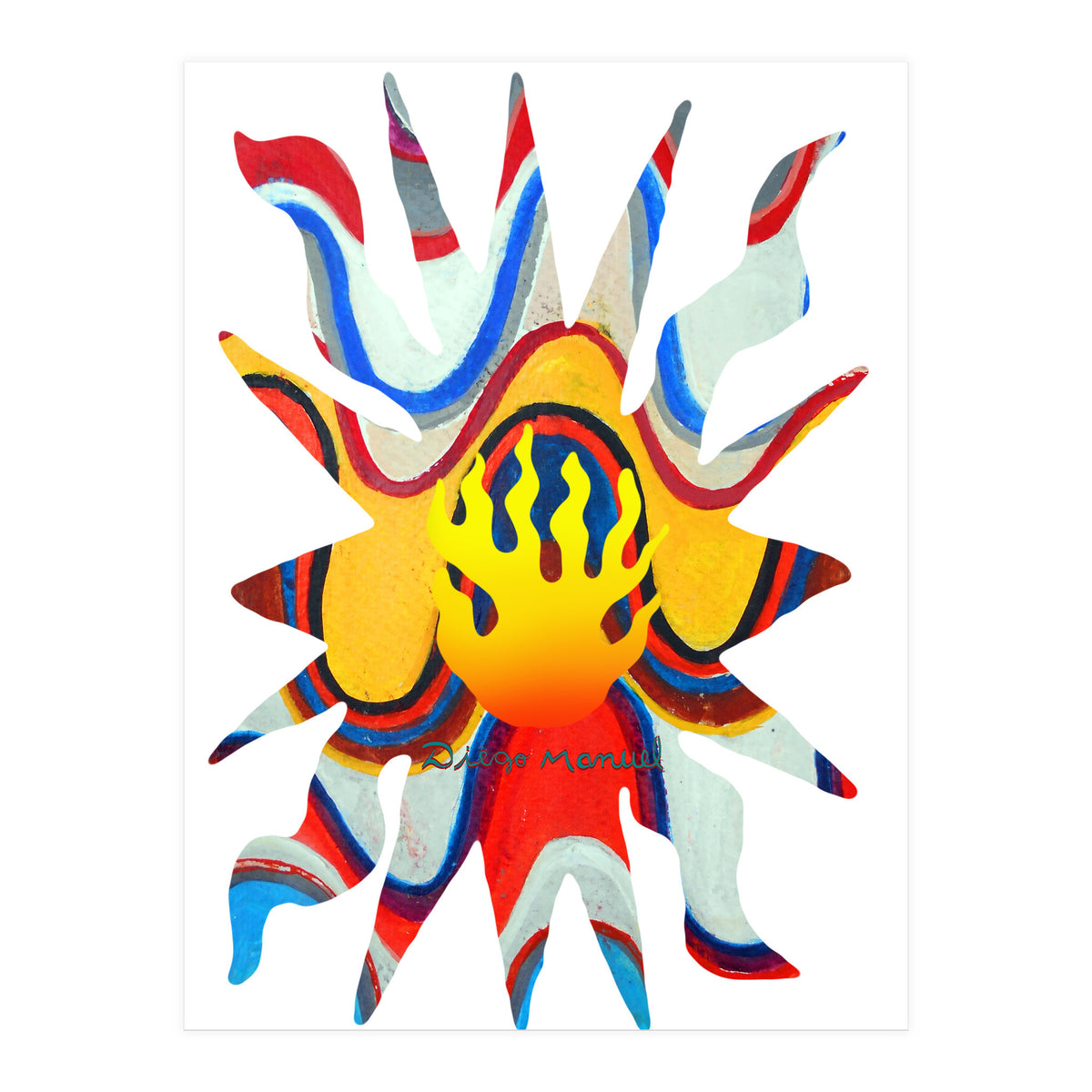 Fuego 35 Copia (Print Only)