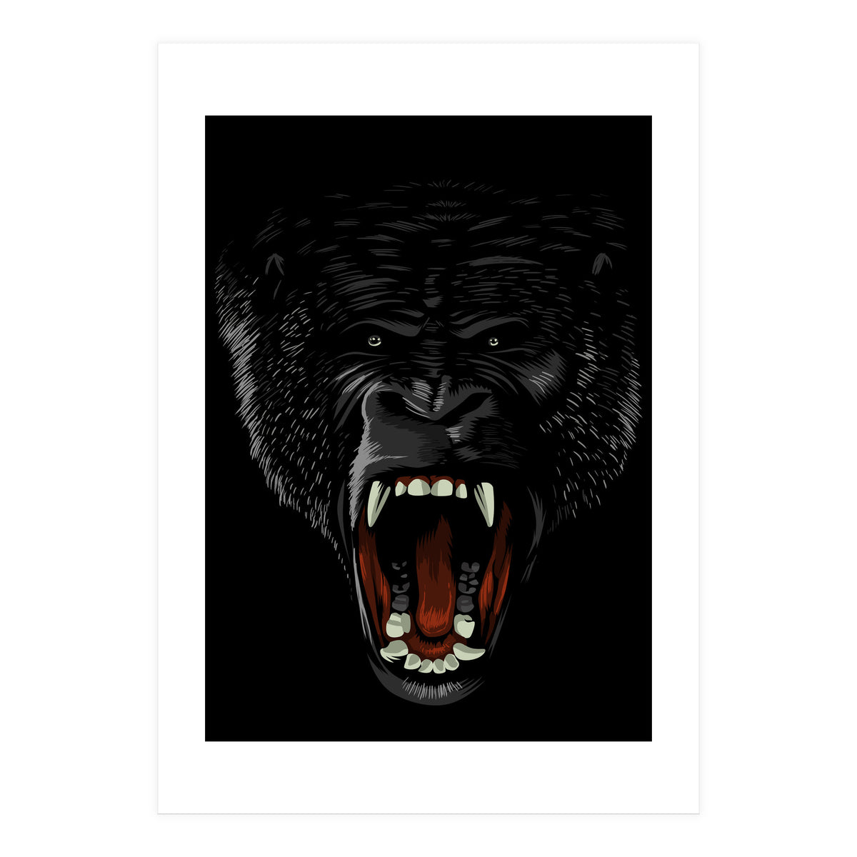 Gorilla attack  (Print Only)