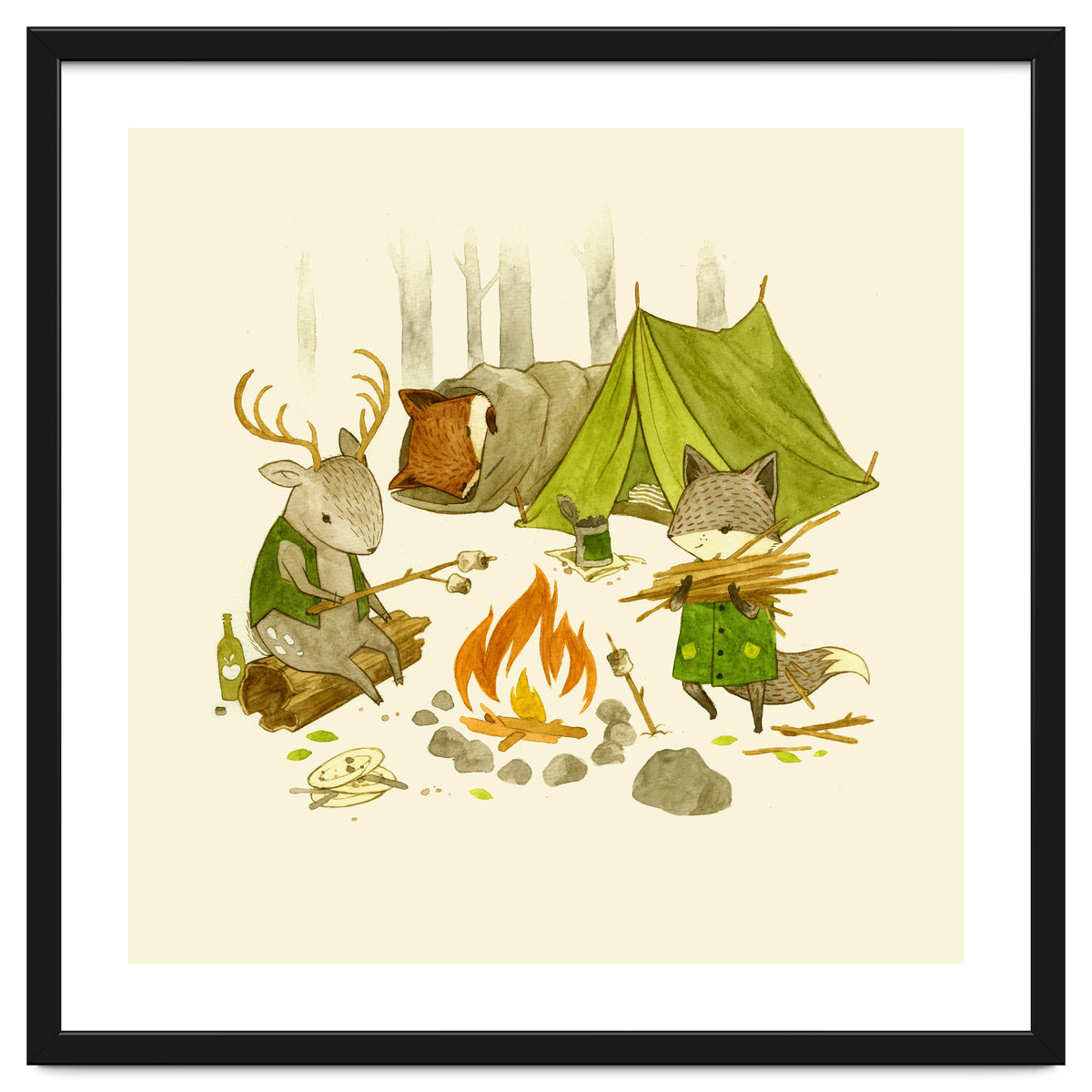 Camping In The Woods