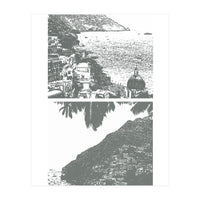 Printed Positano in Grey  (Print Only)
