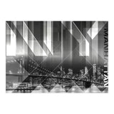 Modern Art BROOKLYN BRIDGE & SKYLINE (Print Only) thumbnail