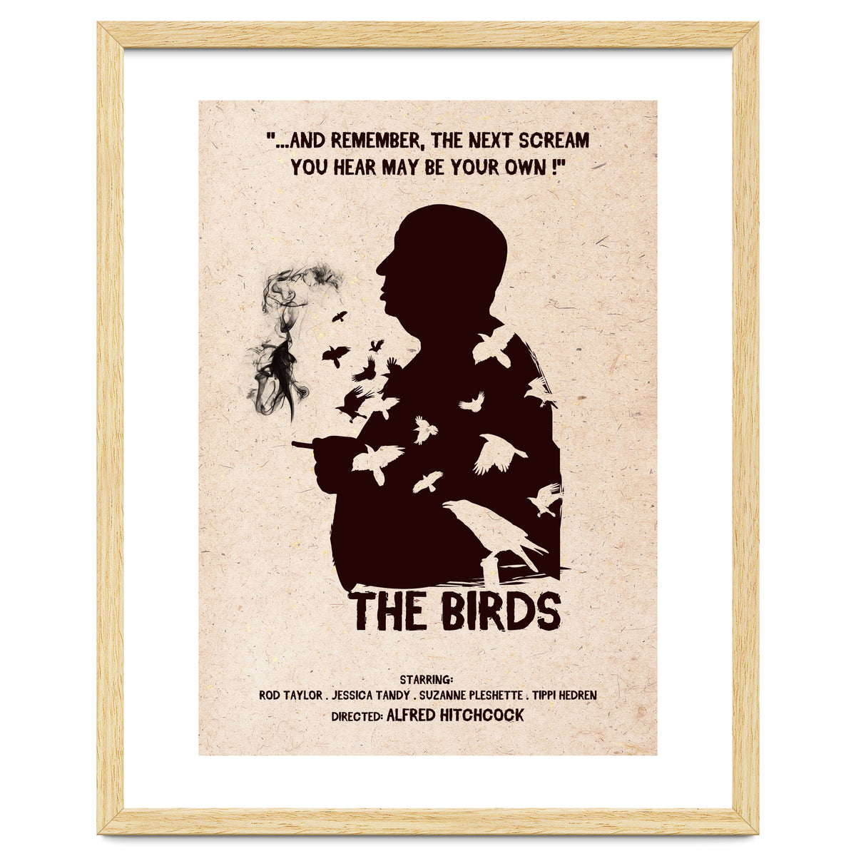 Hitchcock The Birds movie poster