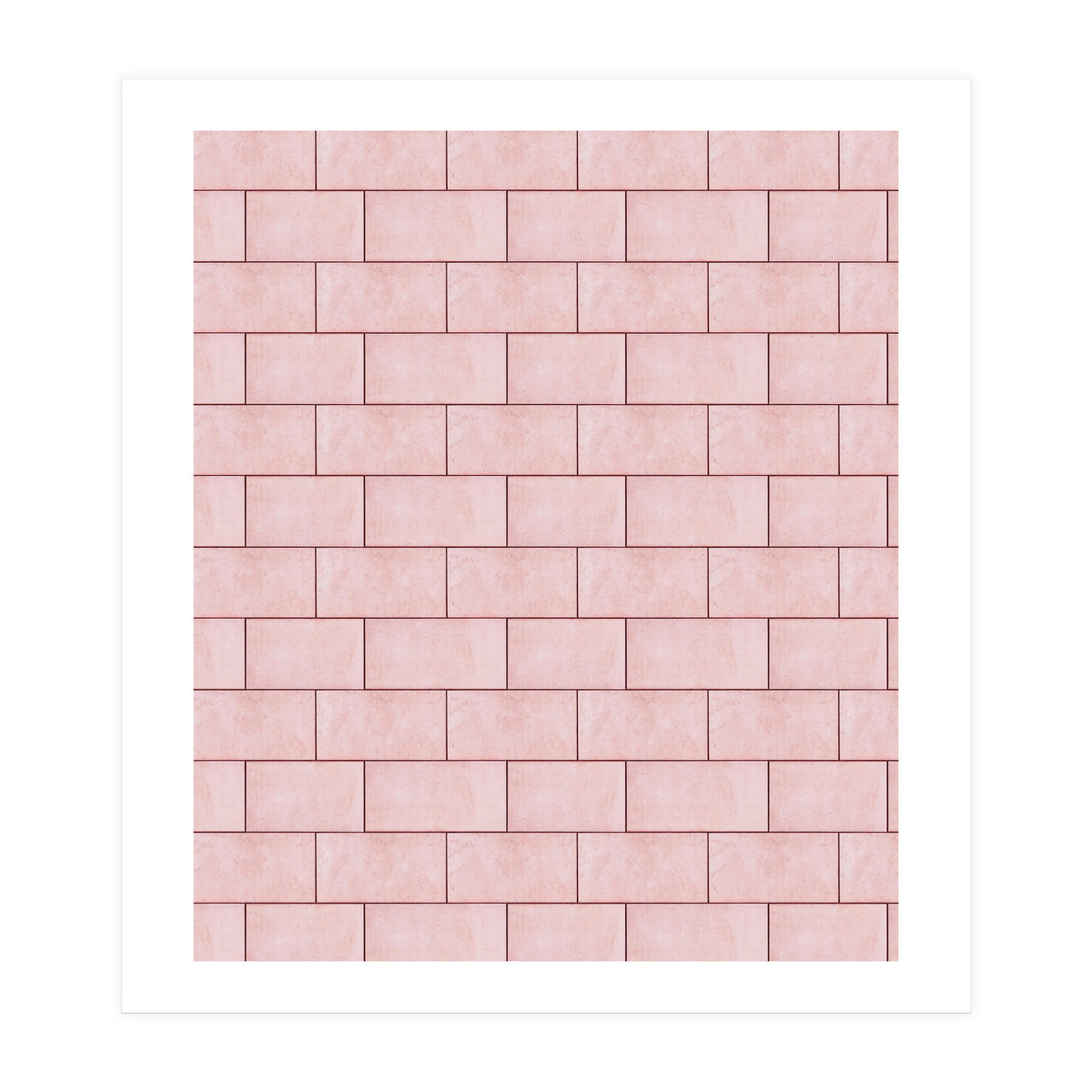 Blush Brick Imperfection (Print Only)