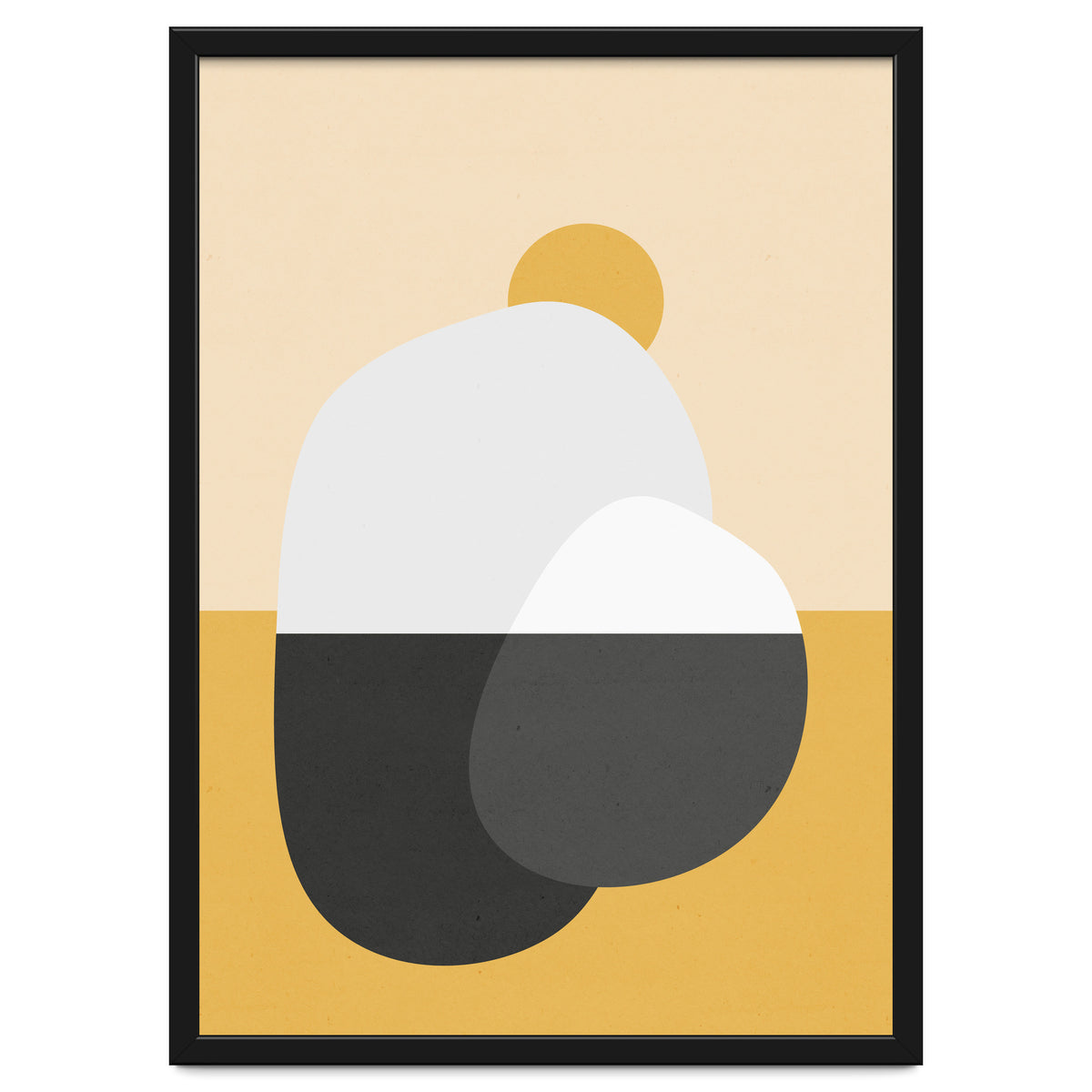 Abstract Boulders - Golden Desert