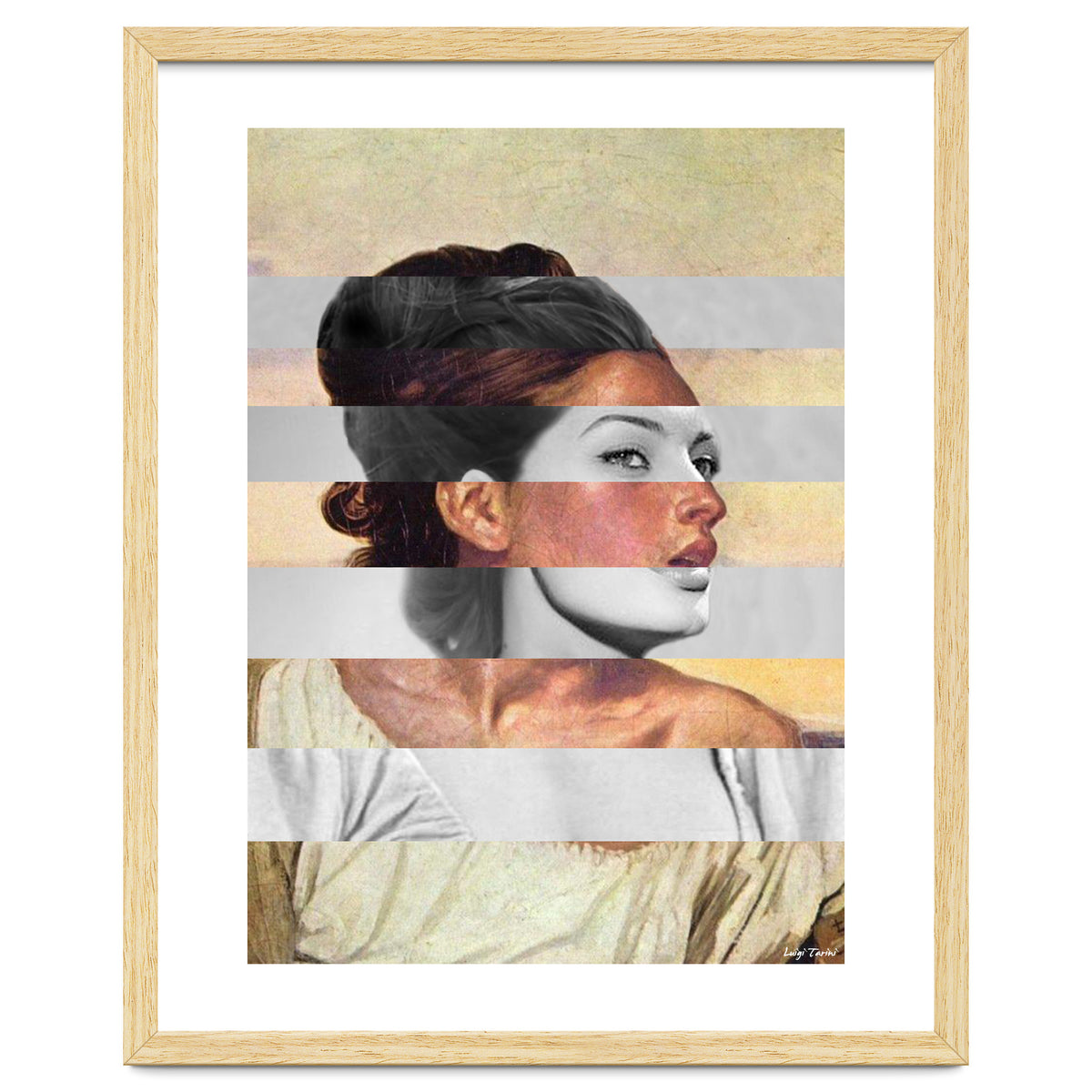 Delacroix's Orphan Girl At The Cemetery & Sophia Loren