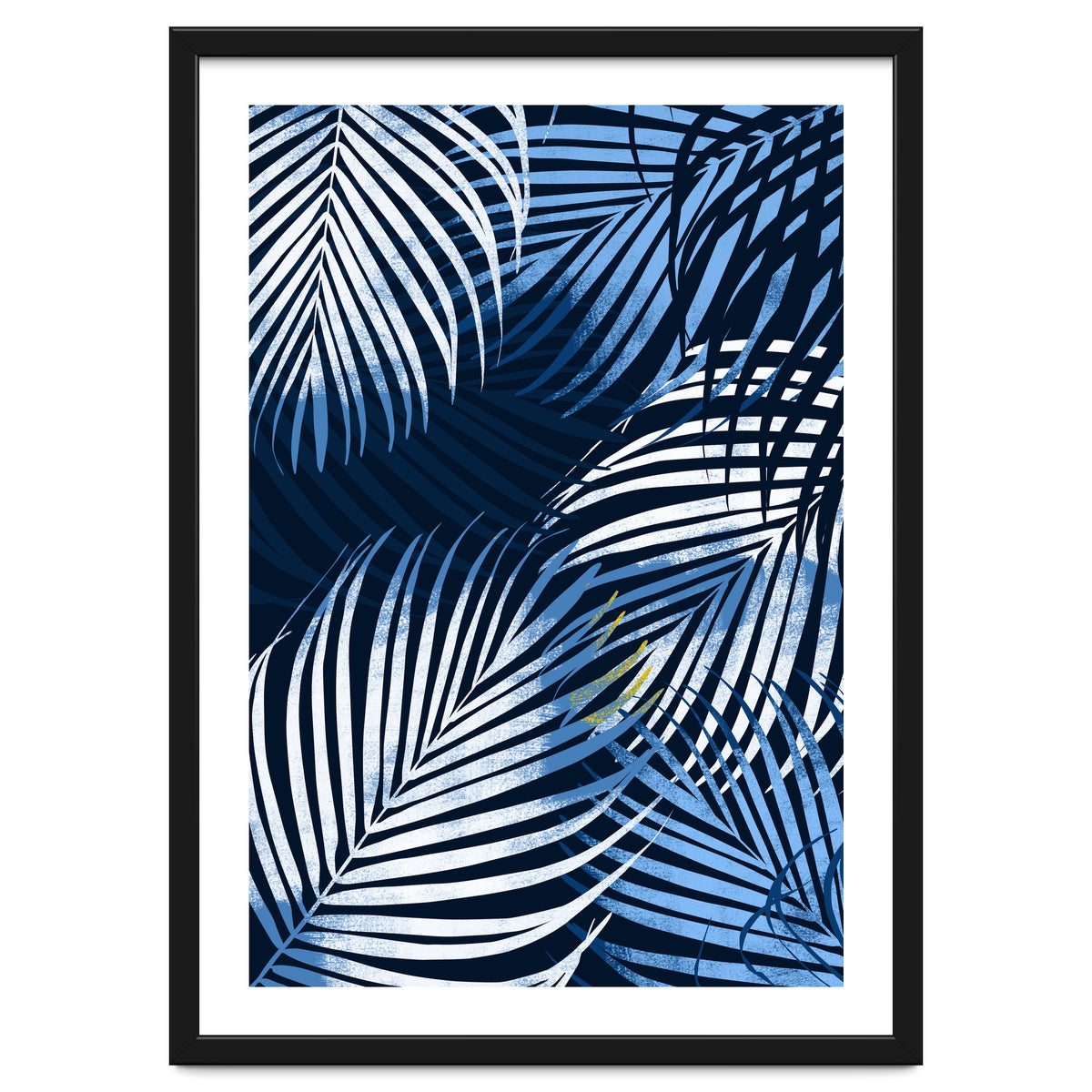 Palm Leaves Blue