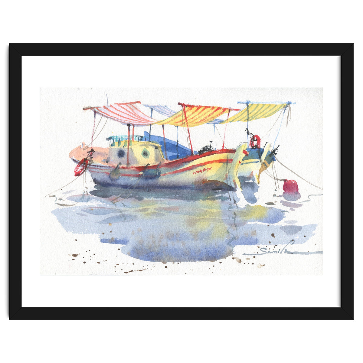 Pleasure boats paintings