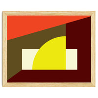 Geometric Shapes No. 9 - yellow, orange & brown