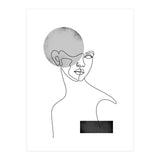 black white woman (Print Only) thumbnail