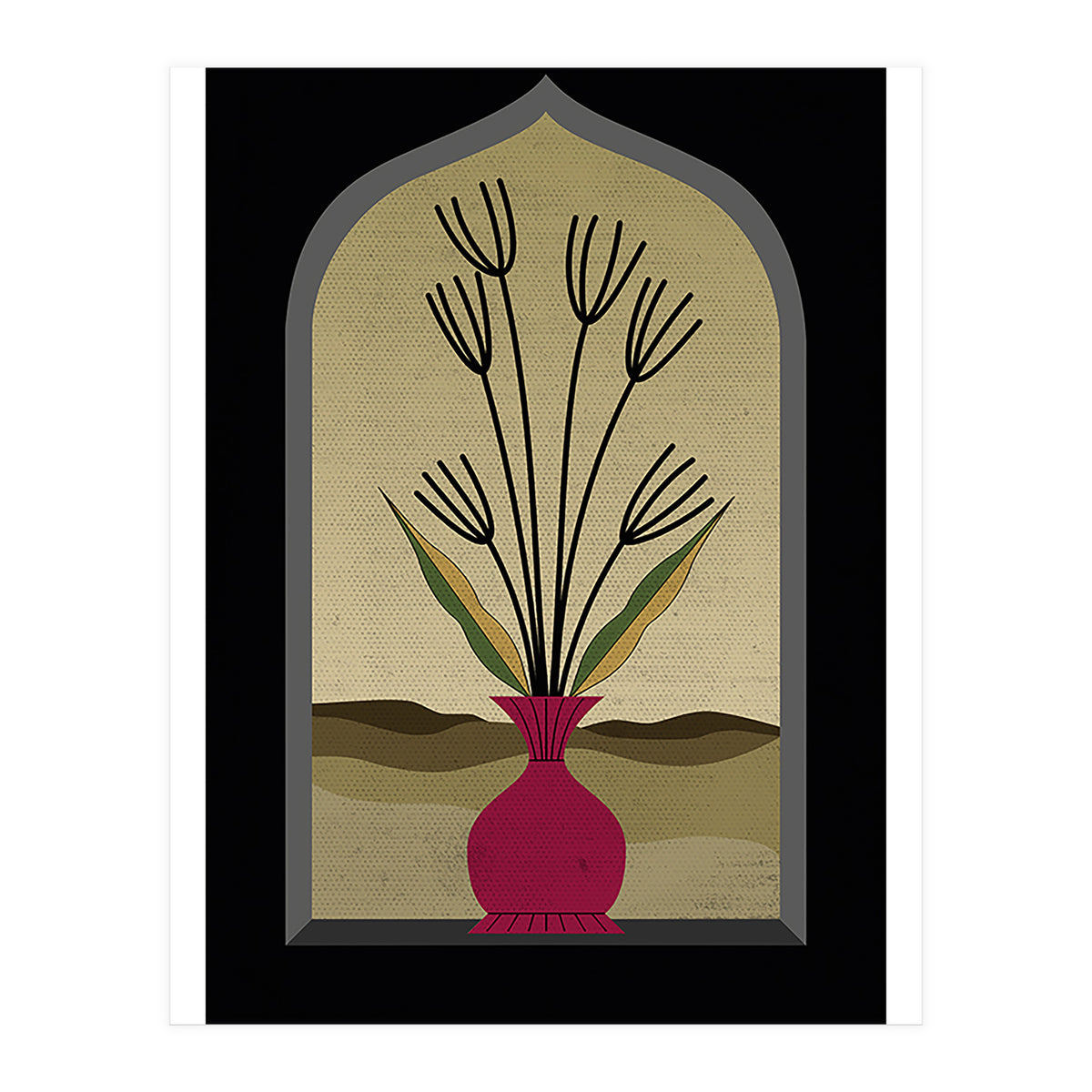 Window and Vase (Print Only)