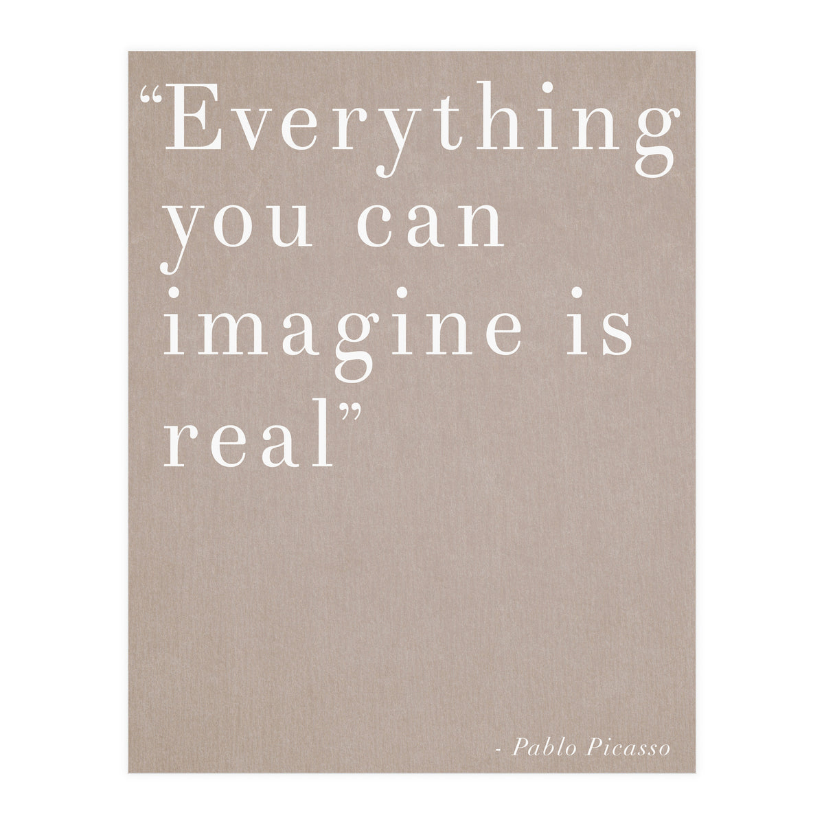 Everything You Can Imagine By Picasso (Print Only)