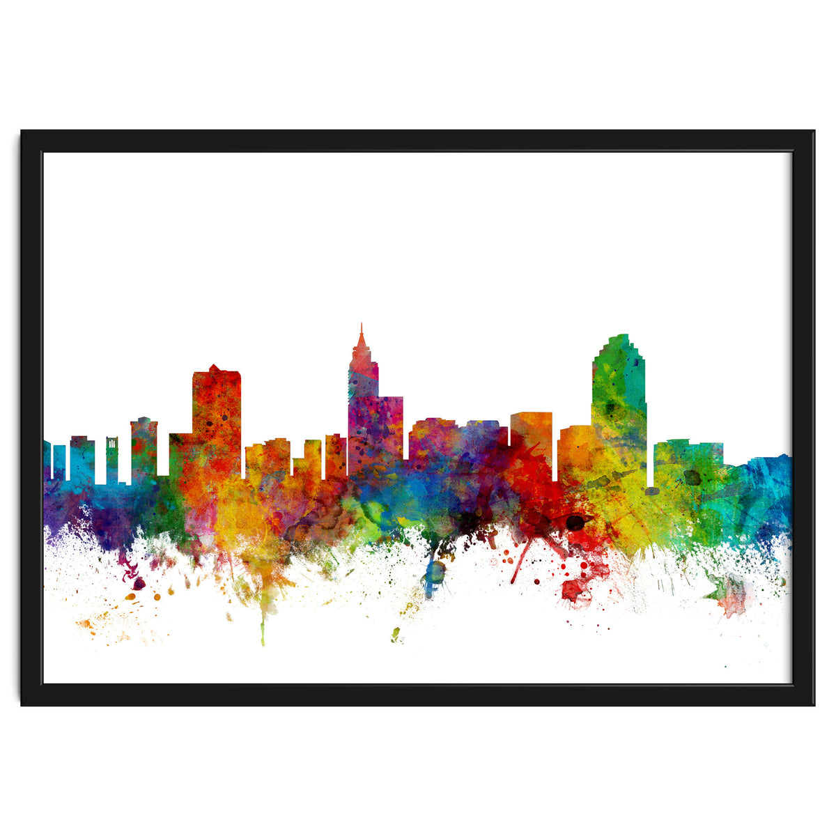 Raleigh North Carolina Skyline