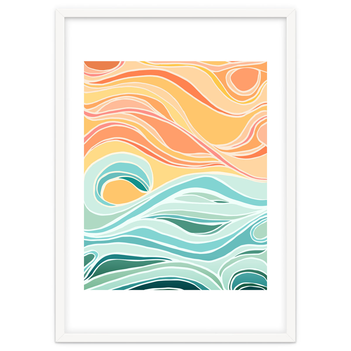 Sky And Sea Abstract