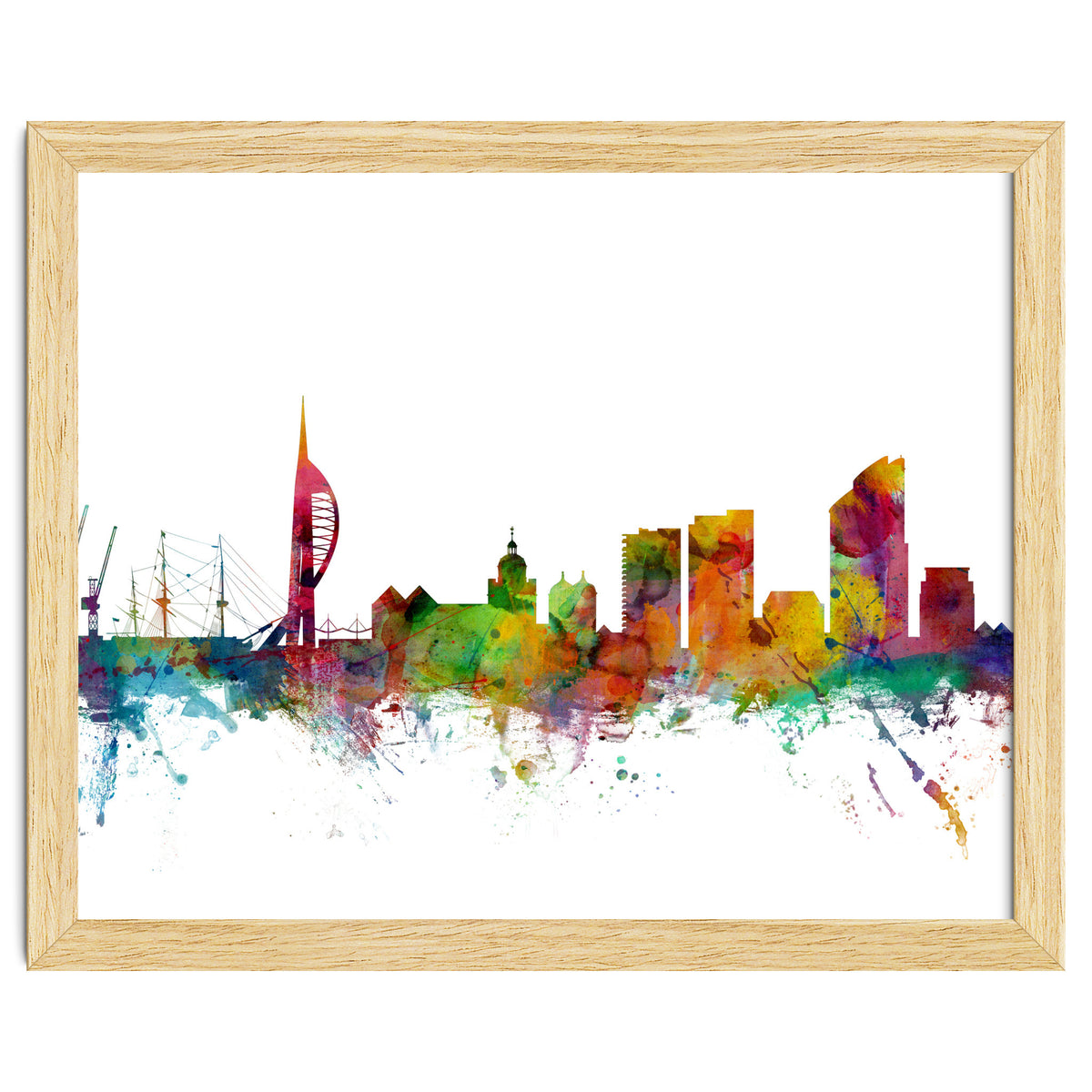 Portsmouth England Skyline