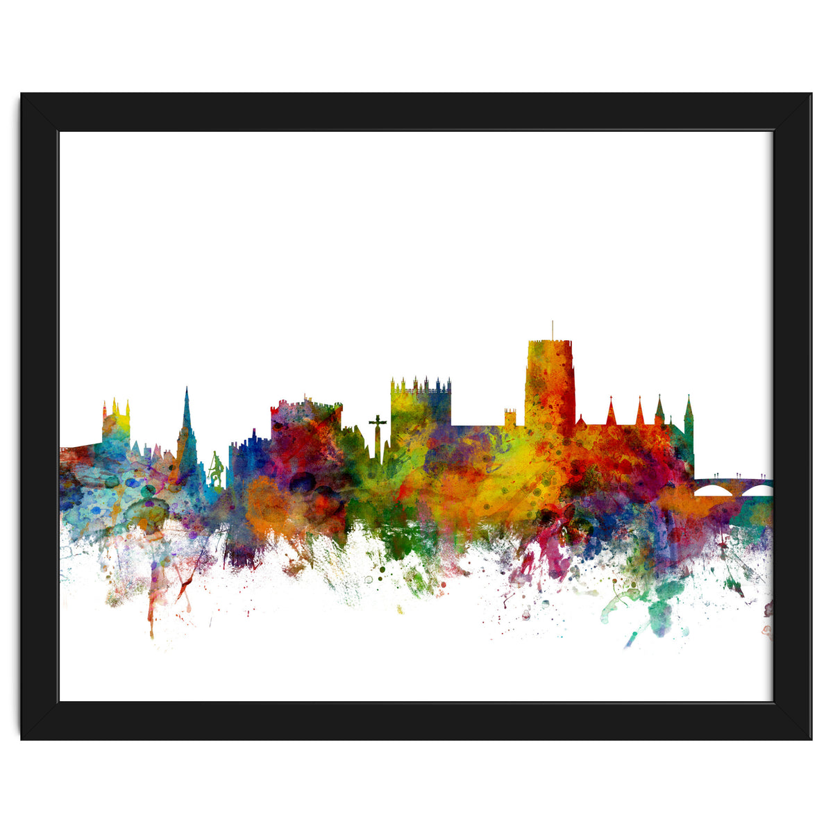 Durham England Skyline Cityscape