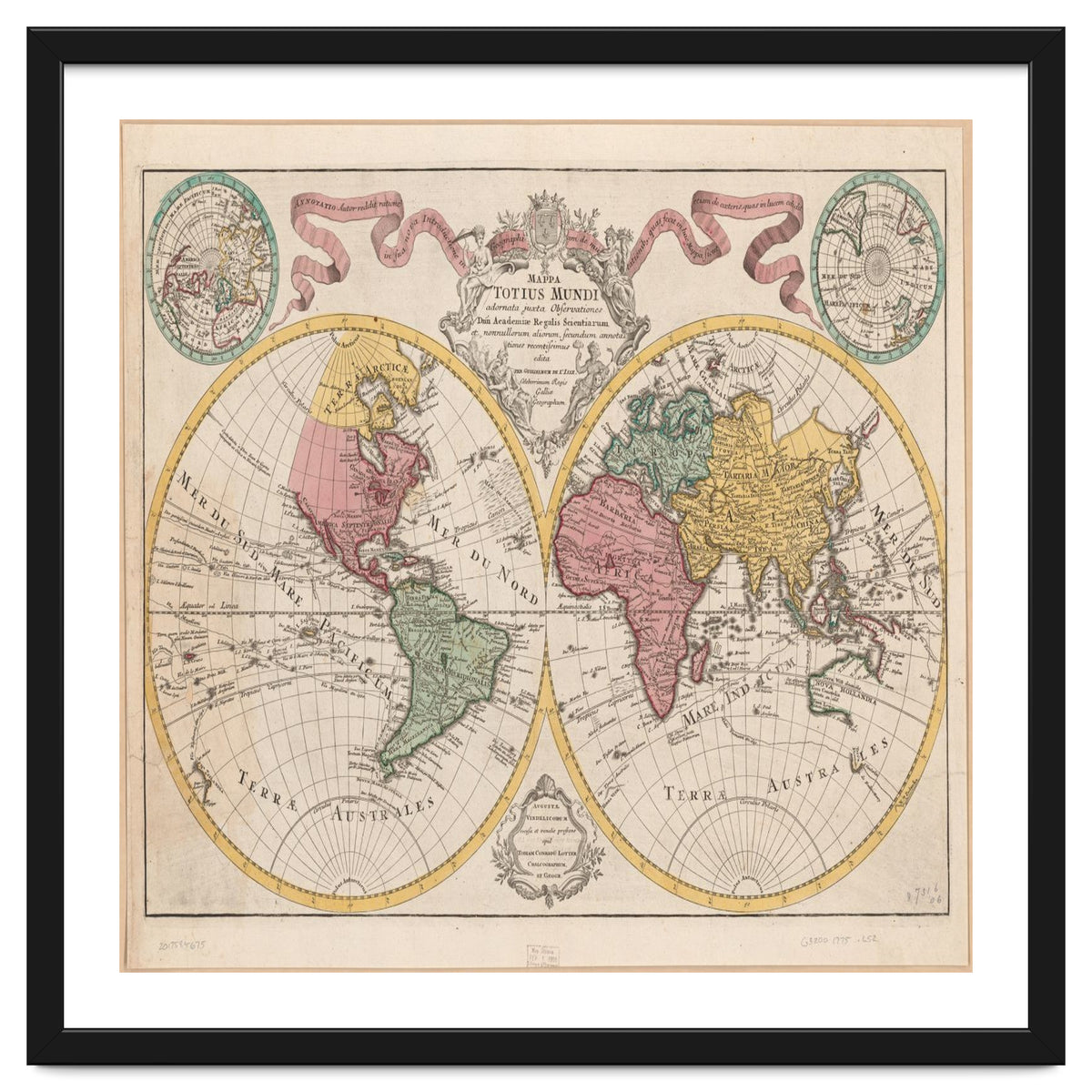 Old world mapa mundi