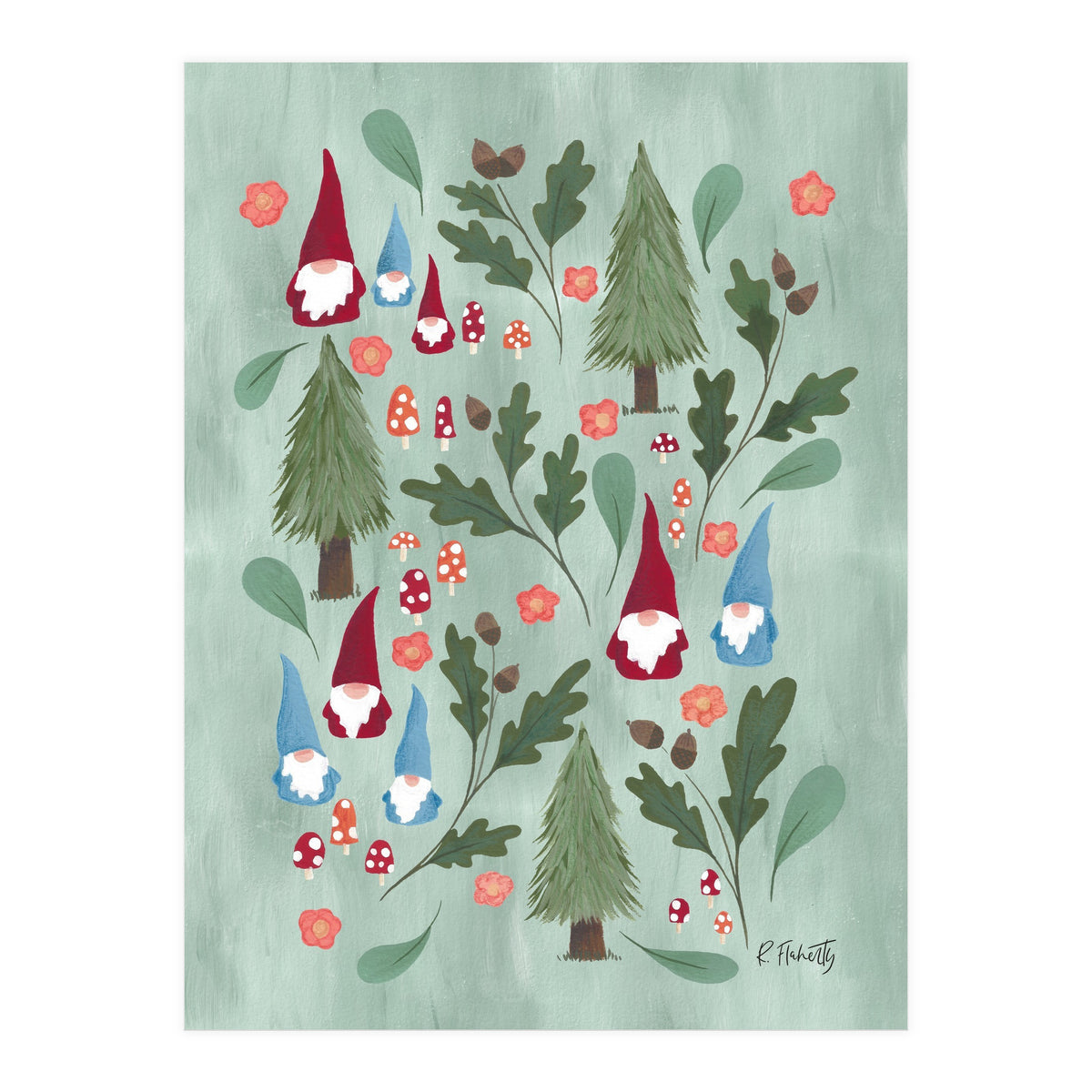 Garden Gnomes (Print Only)