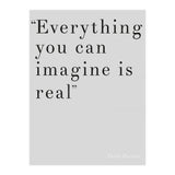 Everything You Can Imagine By Picasso, Grey (Print Only) thumbnail