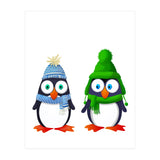 Winter Penguins (Print Only) thumbnail
