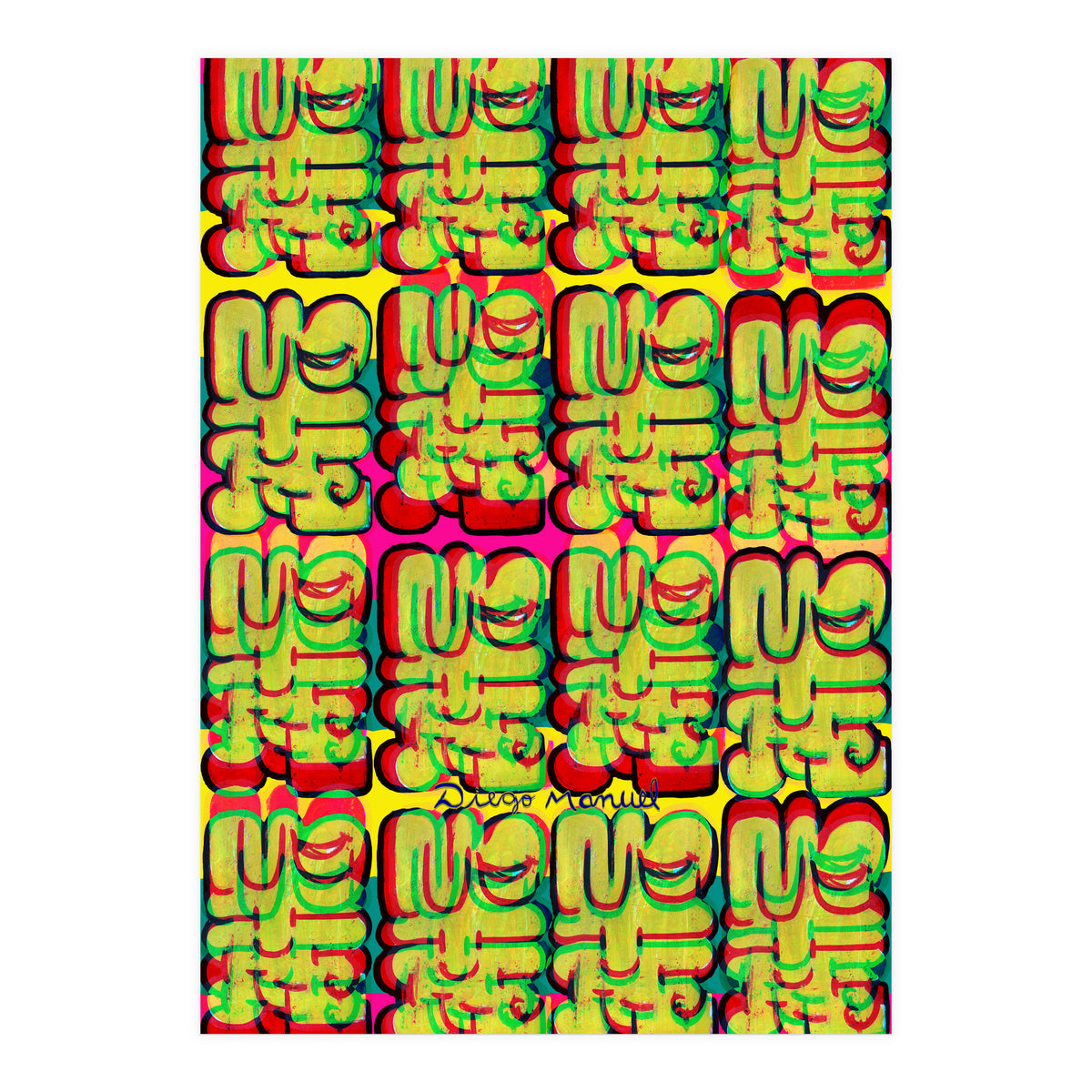 Graffitis 2021 Tapiz 118 (Print Only)