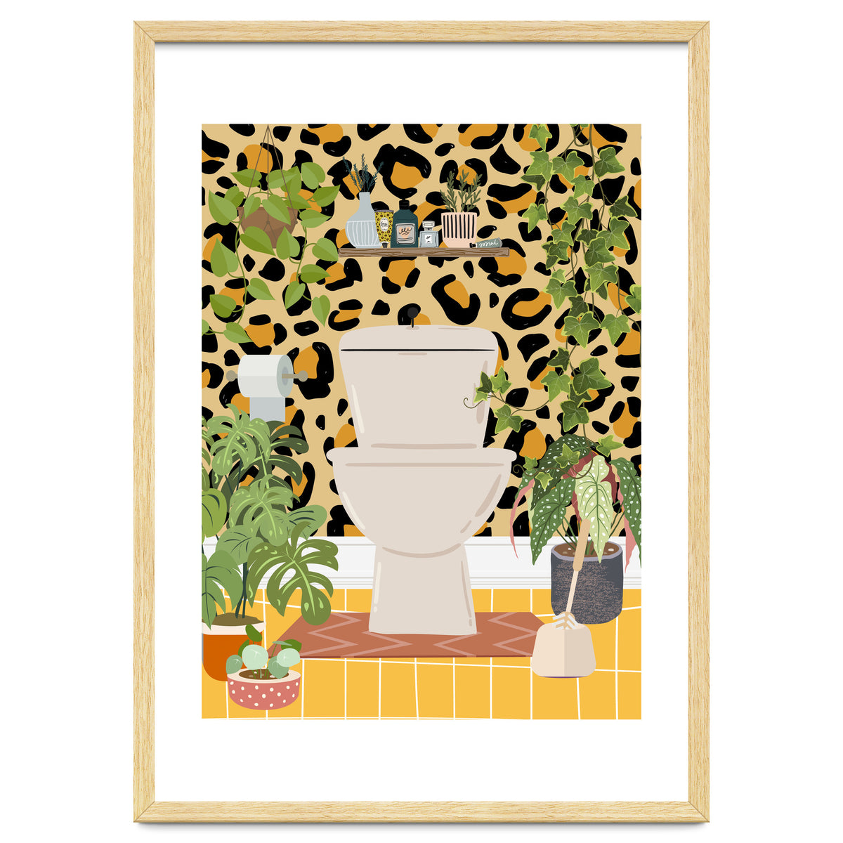 Loo in Cheetah Bathroom