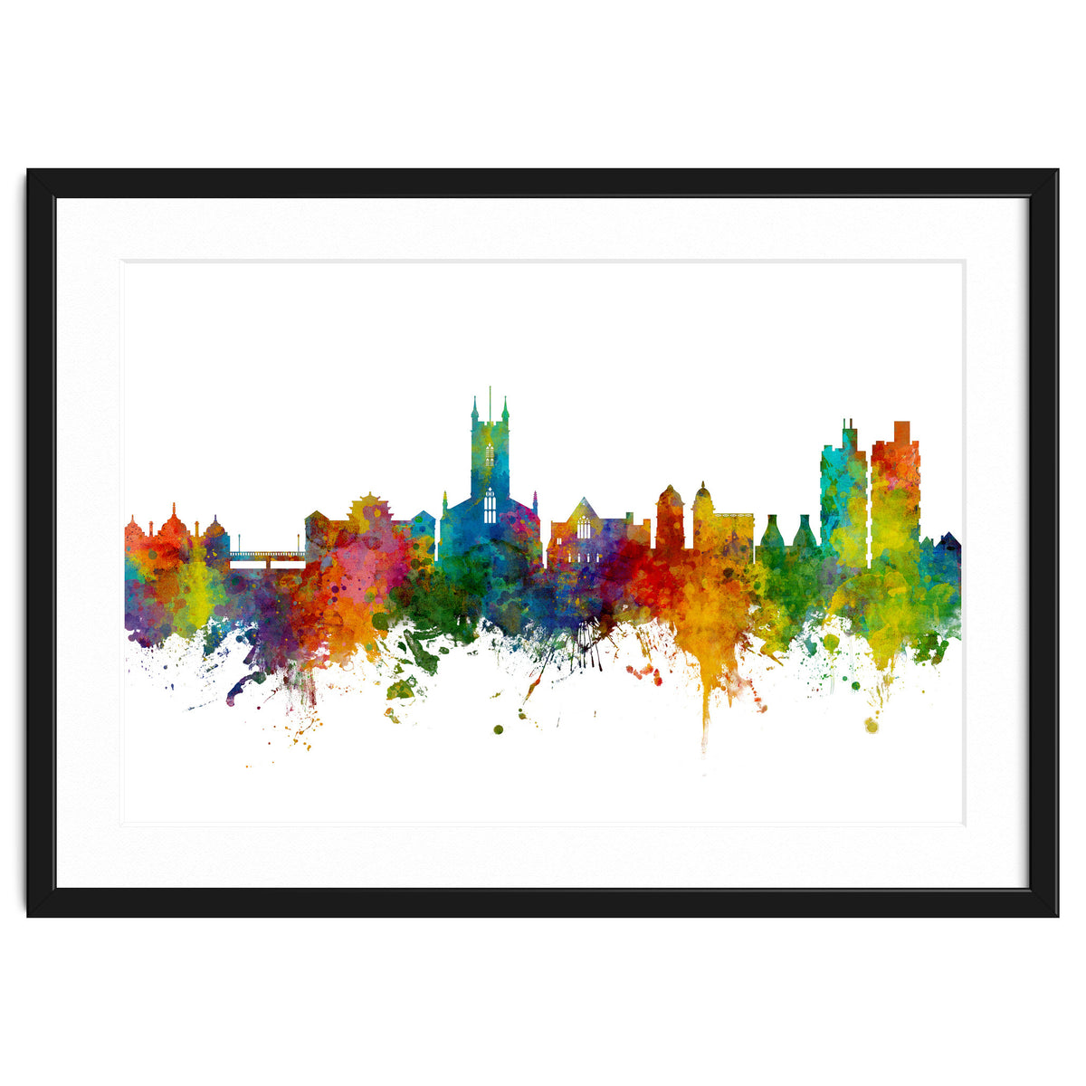 Stoke-on-Trent England Skyline