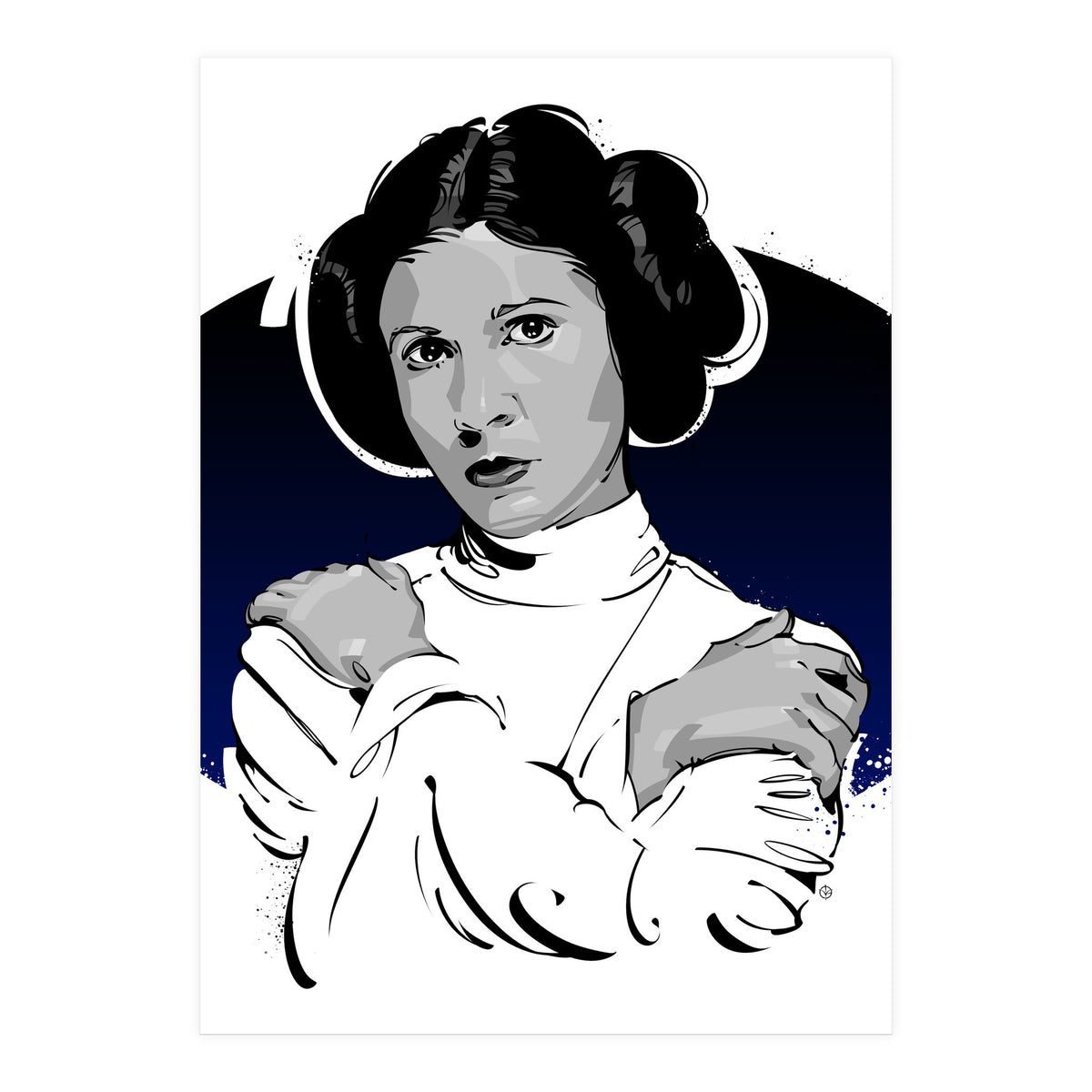 Leia STAR WARS (Print Only)