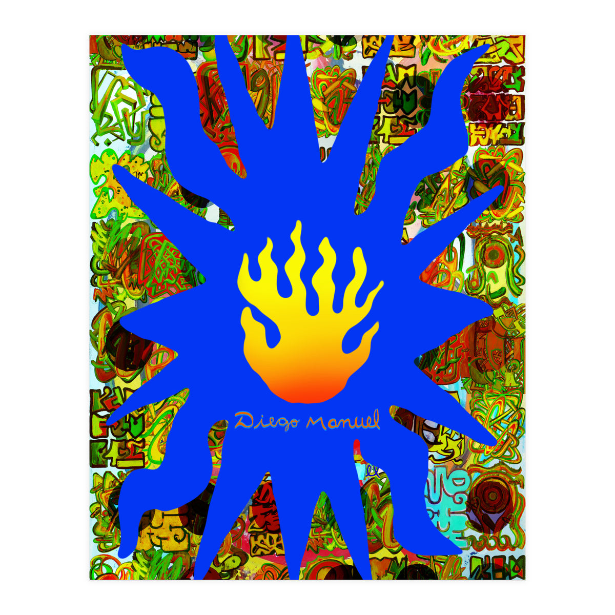 Fuego Y Graffiti 54 (Print Only)