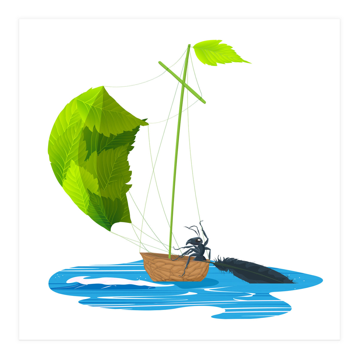 Walnut Ride (Print Only)