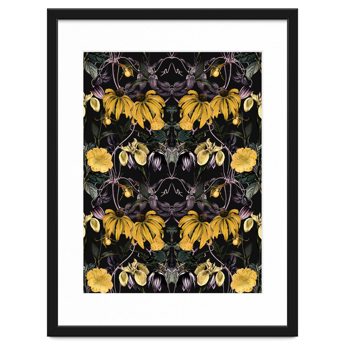 Nocturnal botanical garden kaleidoscope