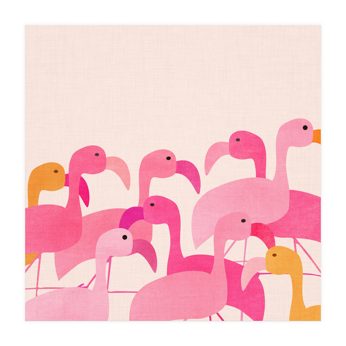 Florida Flamingos (Print Only)