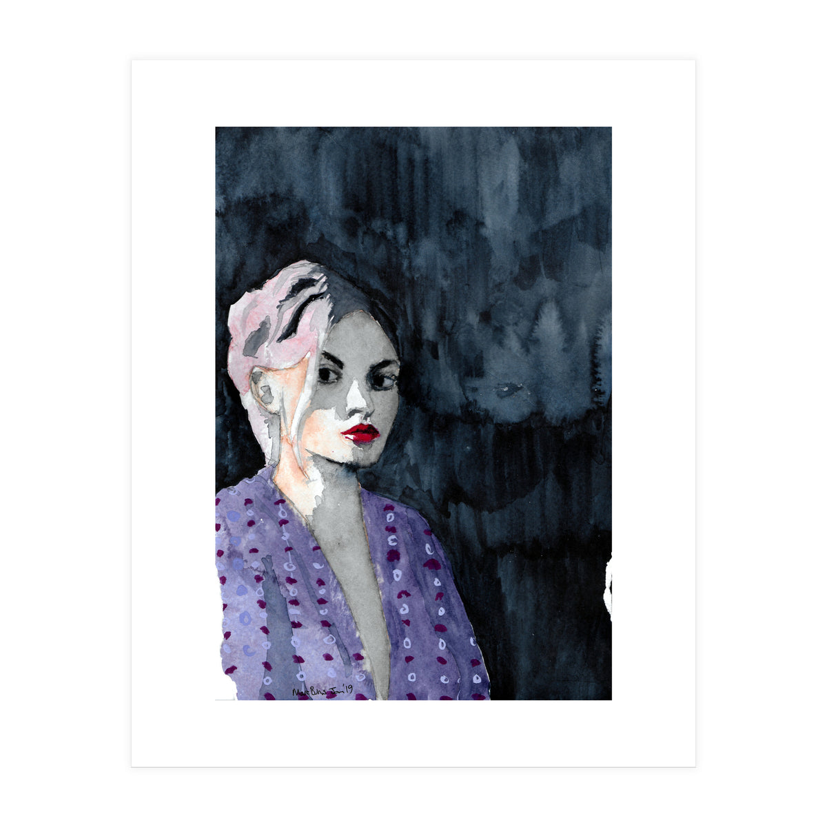 Untitled #25 - Woman in purple (Print Only)