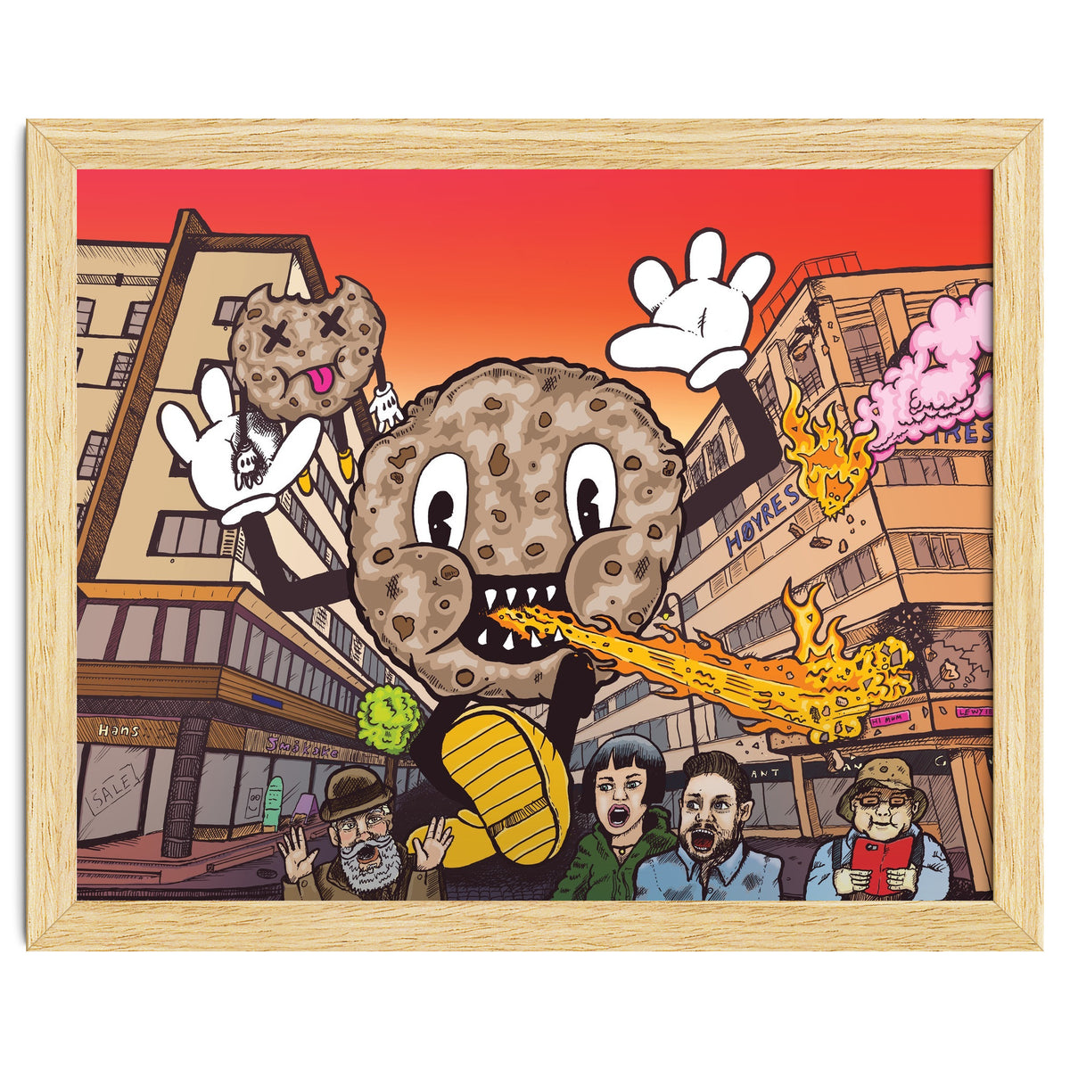 Cookie Monster 12.3% ABV Bourbon Barrel Aged Coconut Chocolate Chip Stout - Amundsen Brewery