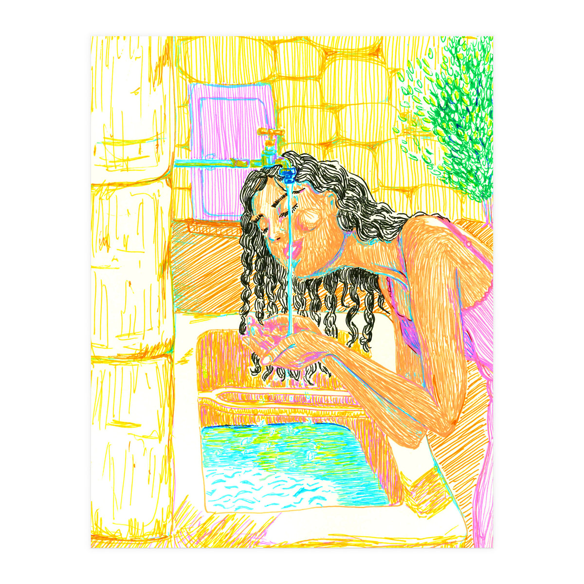 Provence Fontaine (Print Only)