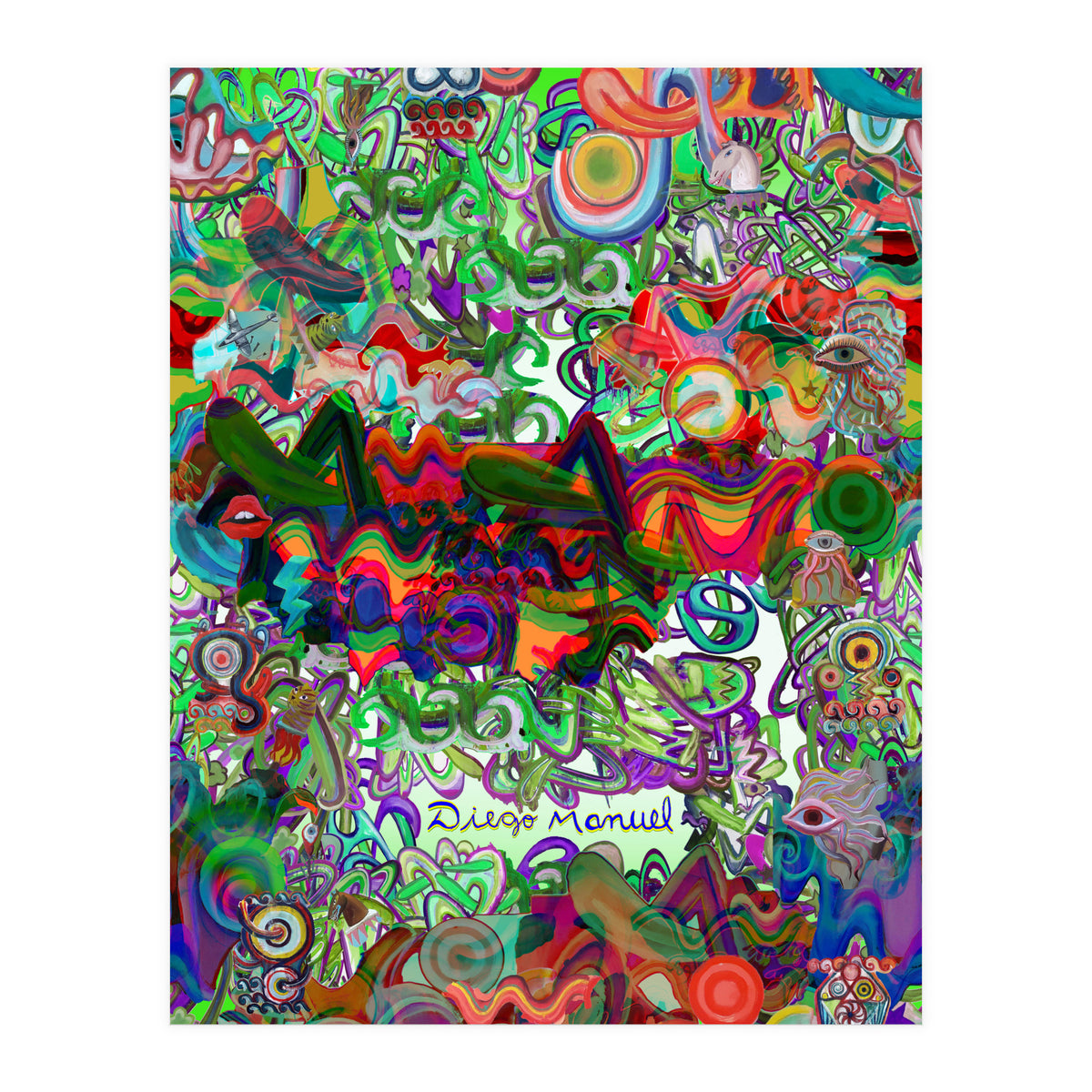 Graffitis 2021 Tapiz 16 (Print Only)