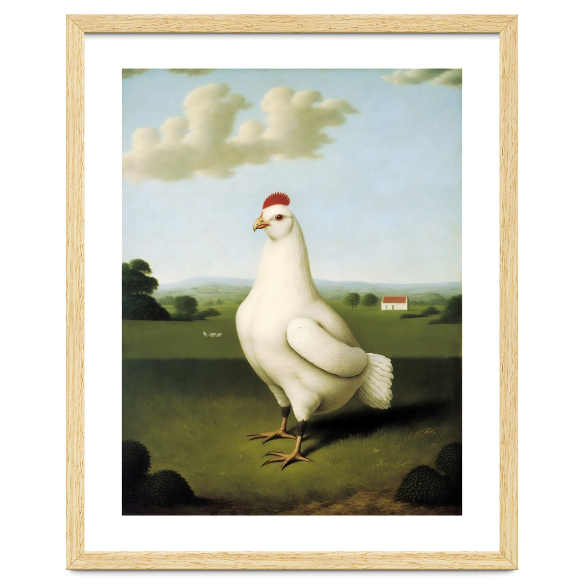Chicken Classic Oil Painting