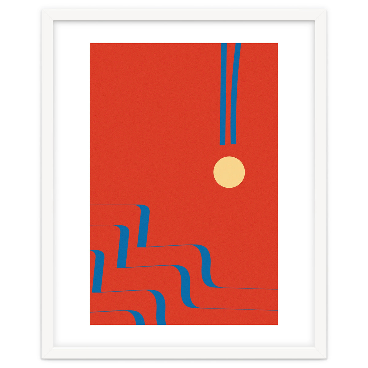 Mid Century Abstract Lines